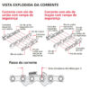 Corrente Motosserra 3/8" 1,5mm multicromo - Image 2