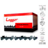 Corrente Motosserra 3/8" 1,5mm Semiquadrado Logger